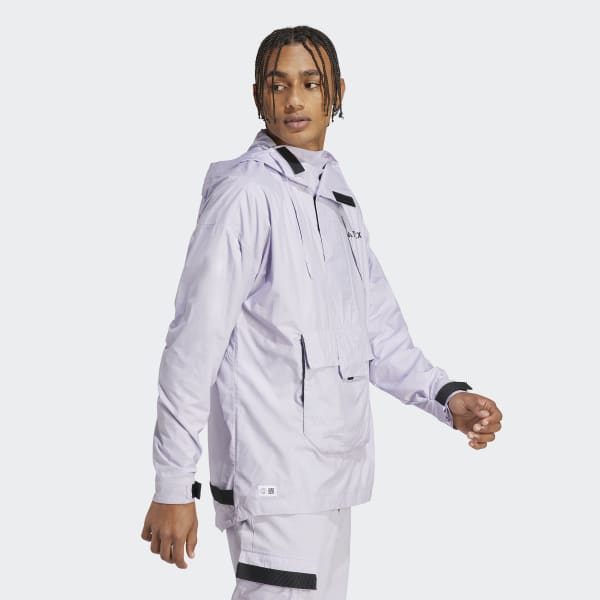 Purple Terrex Made to Be Remade Wind Anorak