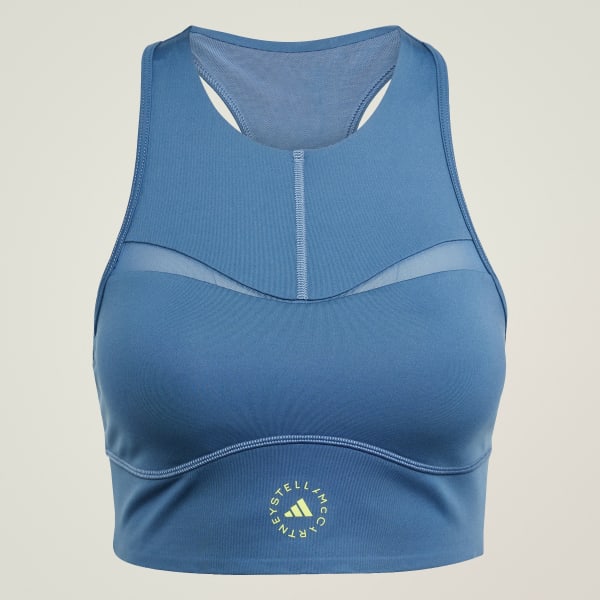Blue adidas by Stella McCartney Training Crop Top