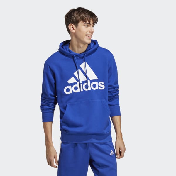 Blauw Essentials French Terry Big Logo Hoodie