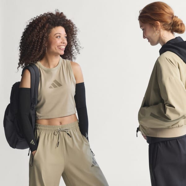 Brązowy ADIDAS Z.N.E. WOVEN PANT

