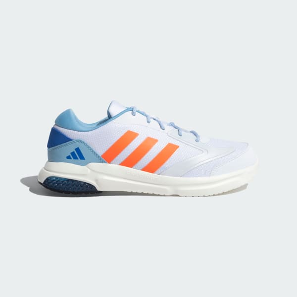 White ADI SPEUDO Running Shoes
