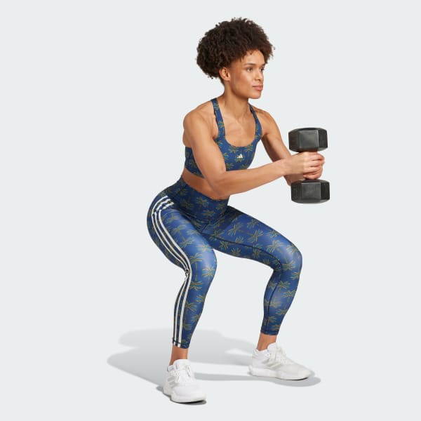 Azul Legging 7/8 adidas x FARM Rio