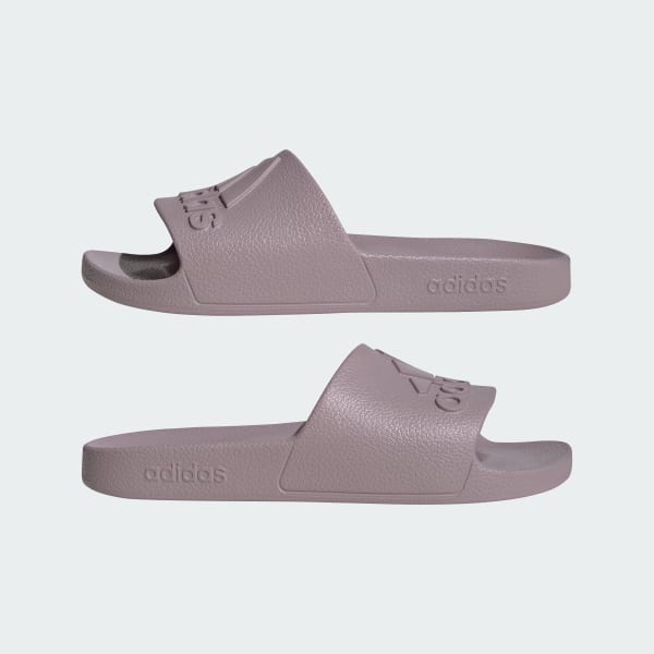 Purple cheap slides adidas