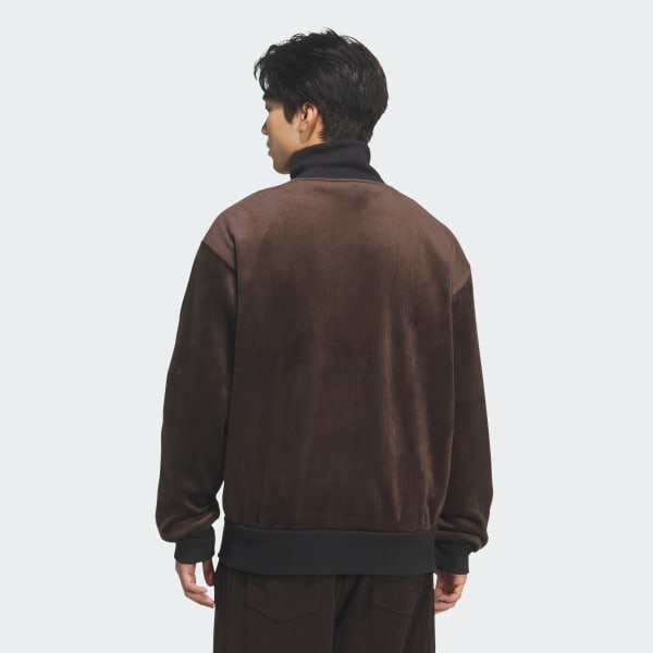 Brown 코듀로이 클래식 트랙탑