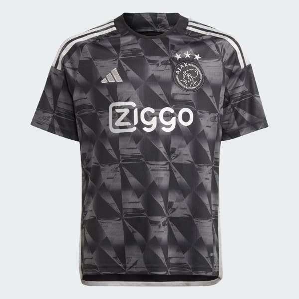 Sort Ajax Amsterdam 23/24 Kids tredjetrøje