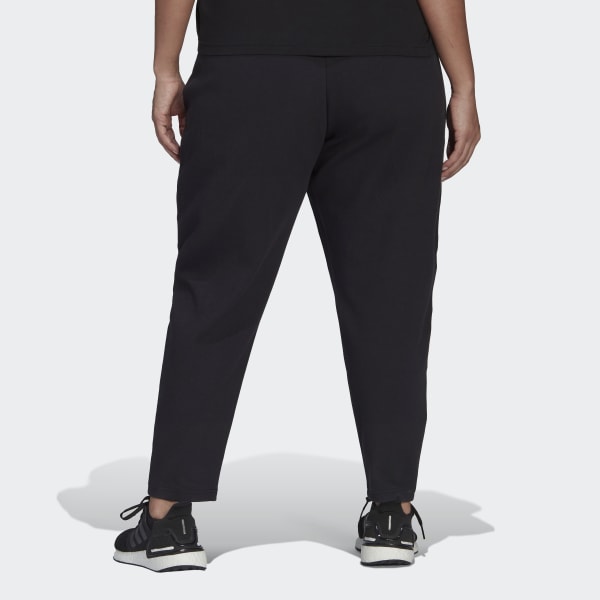 Black Tracksuit Bottoms (Plus Size) DVS42