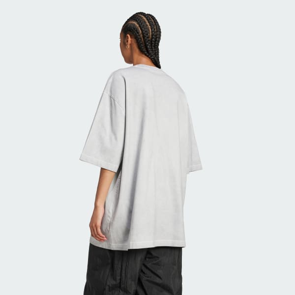Adidas oversized trefoil tee shop