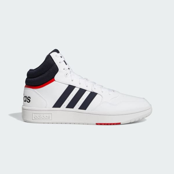 adidas Hoops 3.0 Mid Classic Vintage Shoes - White | Free Delivery | adidas  UK