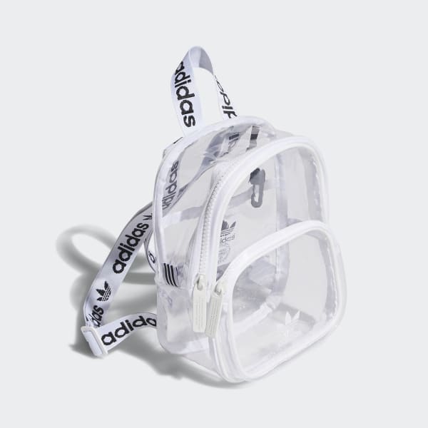 clear mini backpack adidas