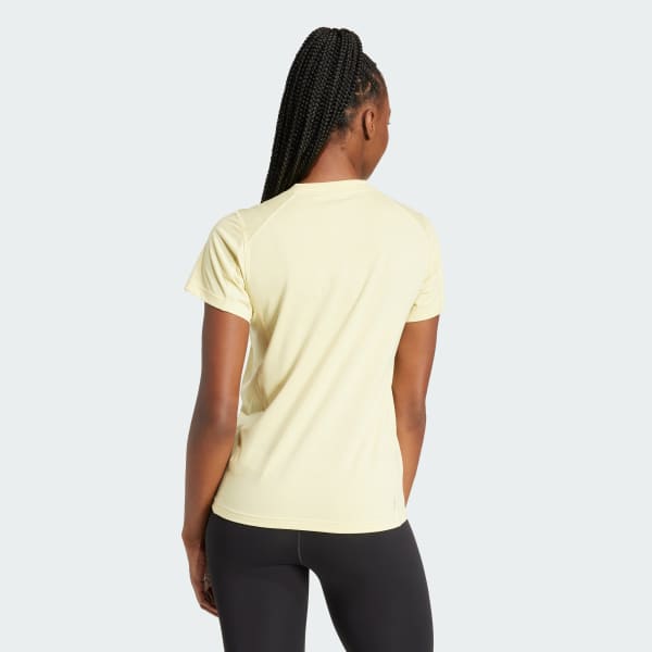 Yellow Train Essentials Big Performance Logo Training Tee