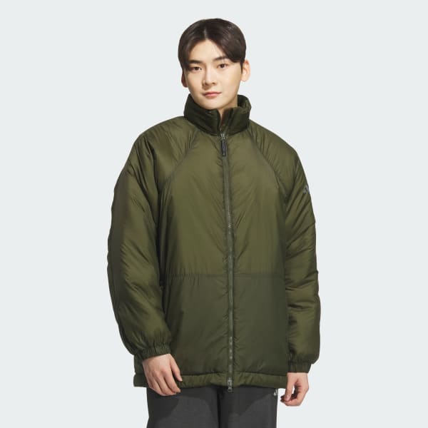 グリーン シティエスケープ オーバーサイズフィット リップストップ中わた入りジャケット