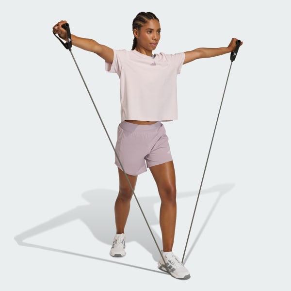 Mau-tim Quần Short Tập Luyện Vải Dệt Pacer 3D Cooling