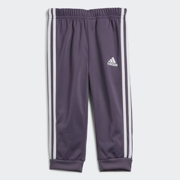 Roze Tiberio 3-Stripes Colorblock Shiny Trainingspak Kids