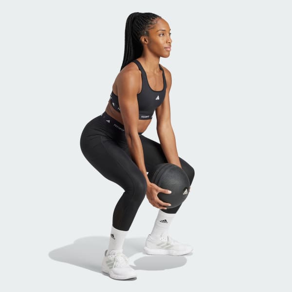 Schwarz TECHFIT Sport-BH