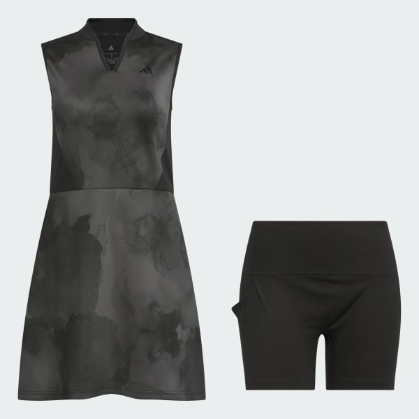 Black Ultimate365 Tour Hybrid Printed Dress