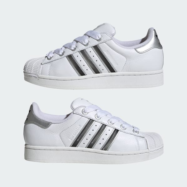 Adidas Aq3091 Adidas Superstar Metallic Silver White Adidas