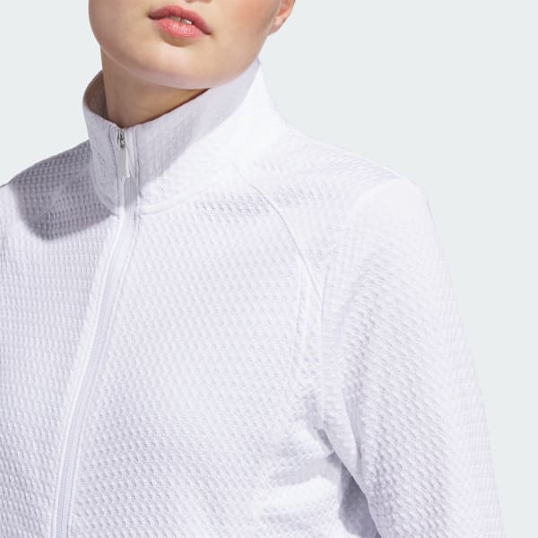 adidas Ultimate365 Textured Jacket - White | Free Shipping