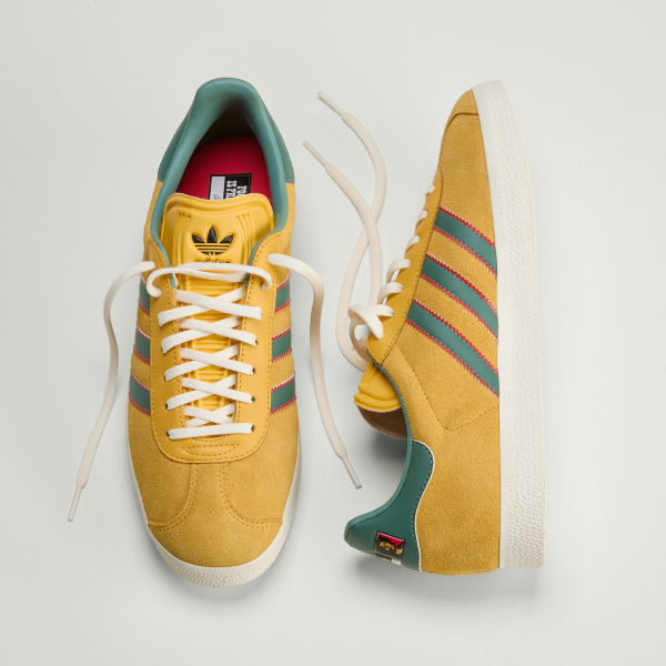 Geel adidas Gazelle Jamaica x Bob Marley Schoenen