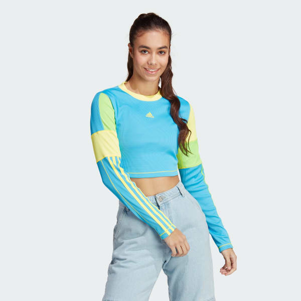 Azul W KC LS TEE