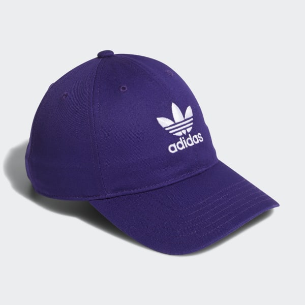 adidas Relaxed Strap-Back Hat - Purple | adidas US