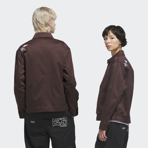 adidas SKATEBOARDING x MARK GONZALES JACKET - Brown | Free