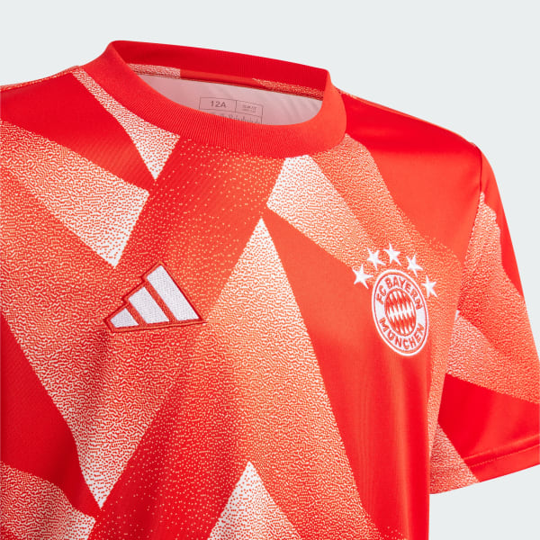 Rot FC Bayern München Juniors Pre-Match Shirt