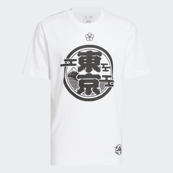 ホワイト ハッピ 東京 半袖Tシャツ