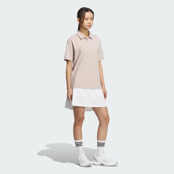 Brown 아디제로 하이브리드 반팔 폴로 셔츠