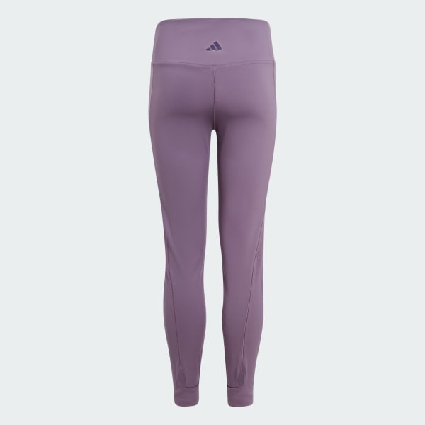 Purple Yoga AEROREADY Leggings Kids