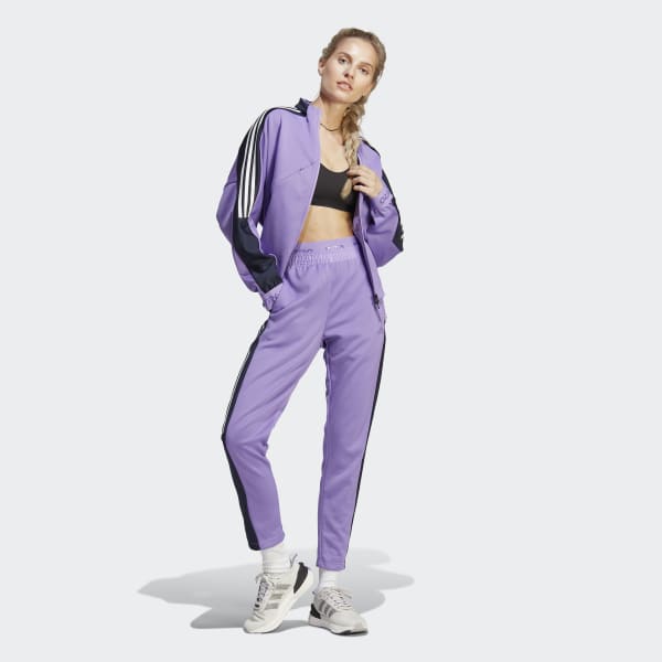  adidas Women's Tiro 7/8 Track Pants, Black/Pulse Lilac