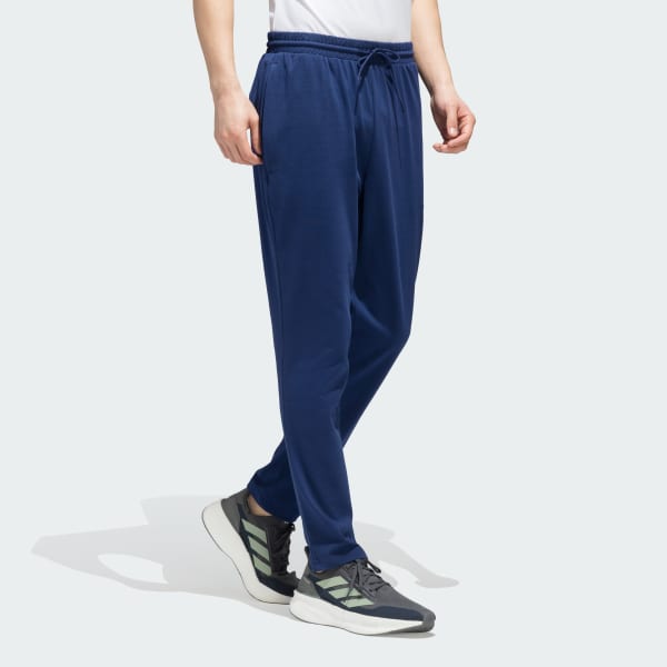 Blue SL Single Jersey Tapered Open Hem Pants
