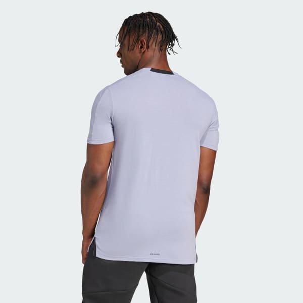 Purple Designed for Training Workout Tee