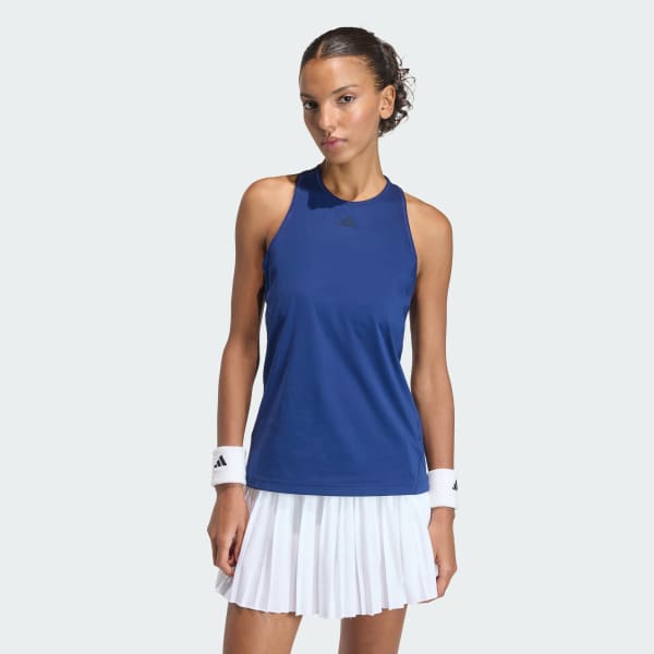 Azul CAMISETA DE TENIS SIN MANGAS CLUB CLIMACOOL