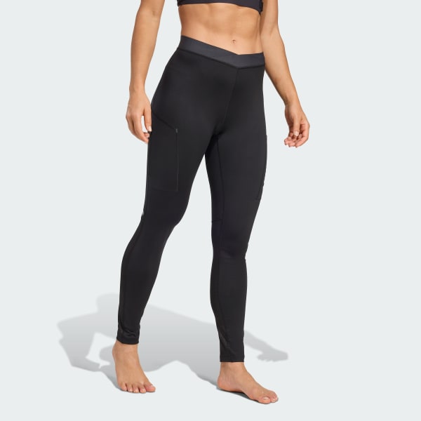 Czerń Legginsy Terrex Xperior Brushed