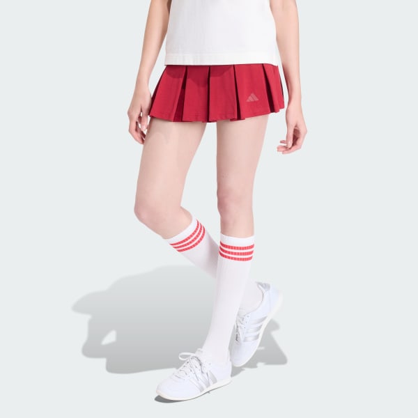 Weinrot Seasonal Essentials Colorpop Rock mit integrierten Leggings