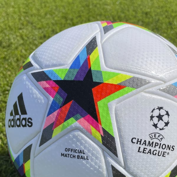 White UCL Pro Void Football