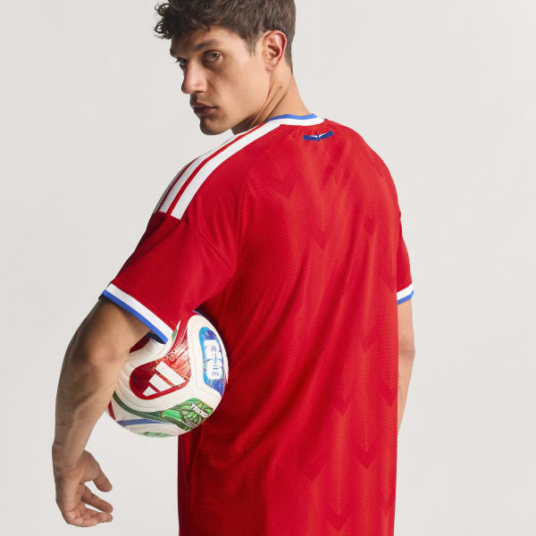 Rojo Camiseta Titular selección chilena 26 Versión Jugador