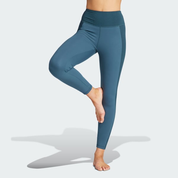 adidas Yoga Essentials 7/8 Leggings - Turquoise