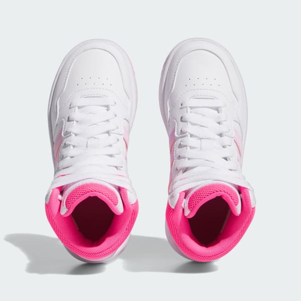 Blanco Tenis Hoops Mid