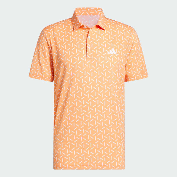 Orange ULTIMATE365 MESH PRINT CLIMACOOL POLO Shirt