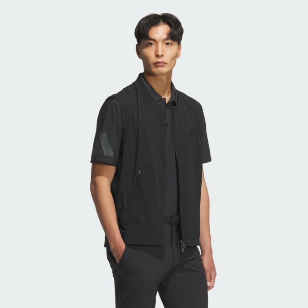 ブラック 【ゴルフ】防風ベスト