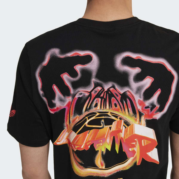 Svart adidas x Paris Basketball Carpenter T-skjorte EKH20
