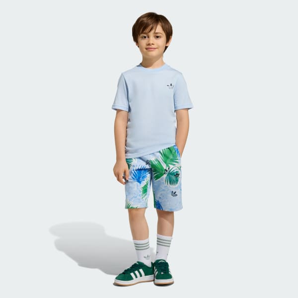 Blue AOP REGULAR SHORT TEE SET