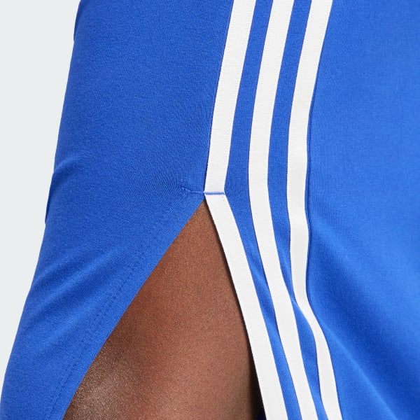 adidas Adicolor 3-Stripes Maxi Dress Blue adidas Malaysia