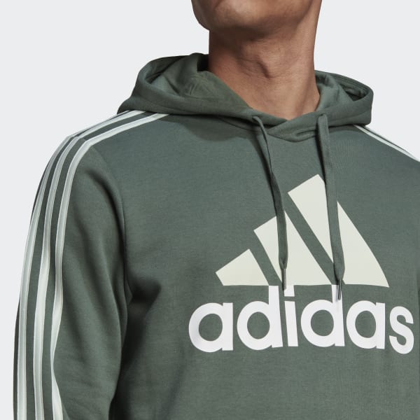 zelená Mikina Essentials Fleece 3-Stripes Logo IYQ53