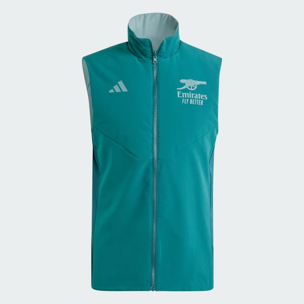 Vert Veste sans manches Arsenal Tiro 23 Winterized