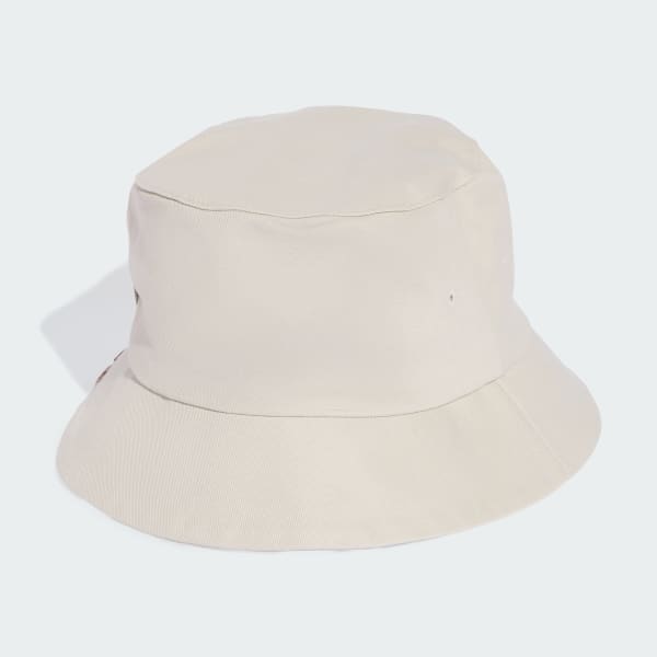 Beige adidas Sportswear 3-Stripes Leopard Graphic Bucket Hat