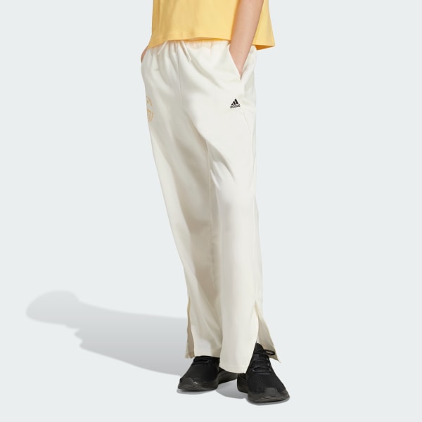 Branco Calça Estampada Sportswear Resort Straight-Leg