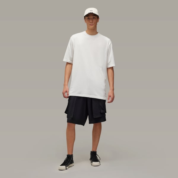 Blanc T-shirt manches courtes boxy Y-3