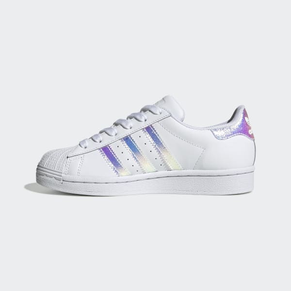 Kids Superstar Cloud White Iridescent Shoes | FV3139 | adidas US